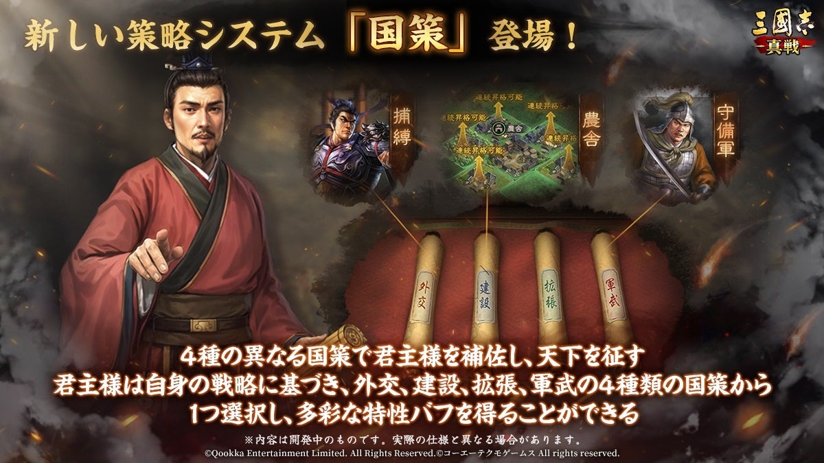 三國志 真戦の国策システム